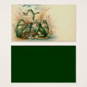 "Frog Chorus" Cadeau Label Visitekaartje (Voorkant /achterkant)