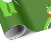 Frog Christmas Holiday Cadeaupapier (Rol Hoek)