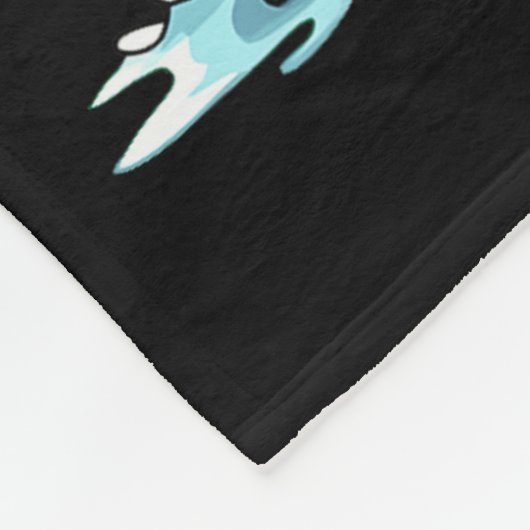 Frog Christmas Tree Funny Hopper Holiday Cute Frog Fleece Deken (Hoek)