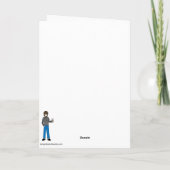 Frog Christmas-Wenskaart Feestdagen Kaart (Achterkant)