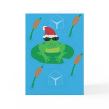 Frog Christmas-Wenskaart