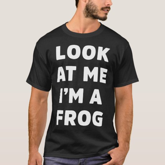 Frog Costume For Halloween T-shirt (Voorkant)