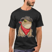 Frog Cowboy pet T-shirt (Voorkant)