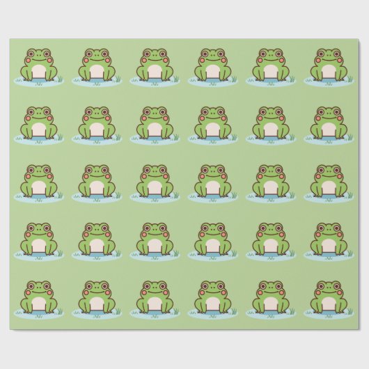Frog Cut Cadeaupapier (Vlak)