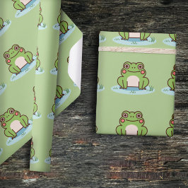 Frog Cut Cadeaupapier