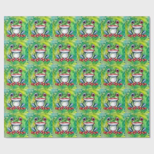 Frog Cut Cadeaupapier (Vlak)