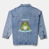 Frog Cut Denim Jacket (Achterkant)
