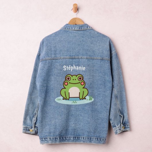Frog Cut Denim Jacket (Hangar)