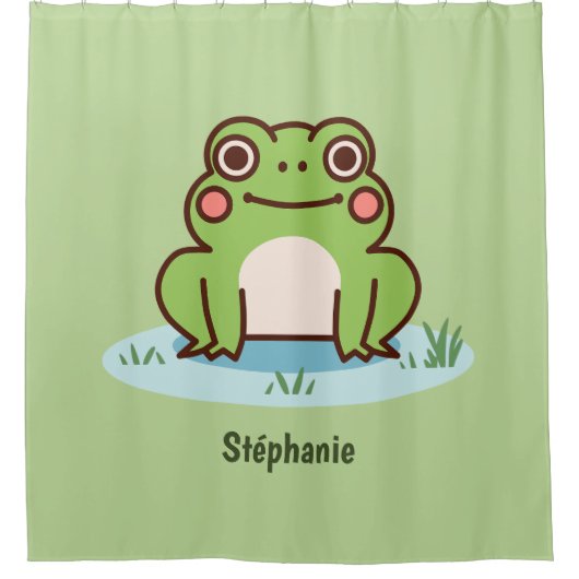 Frog Cut Douchegordijn (Voorkant)