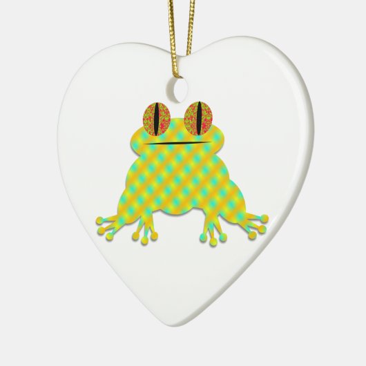 Frog Cut Keramisch Ornament (Links)