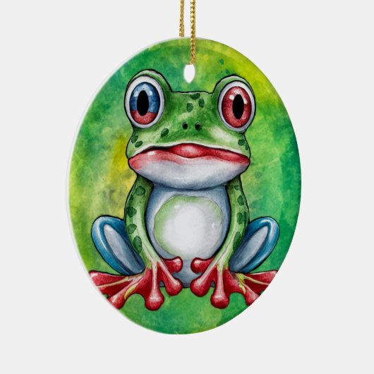 Frog Cut Keramisch Ornament (Rechts)