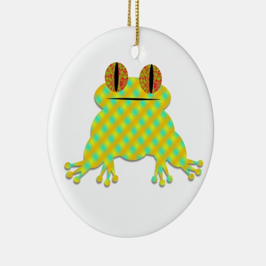 Frog Cut Keramisch Ornament (Rechts)