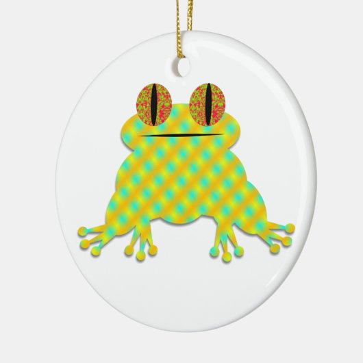 Frog Cut Keramisch Ornament (Links)
