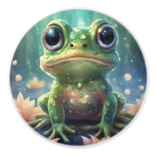 Frog Cut Keramische Knop (Voorkant)