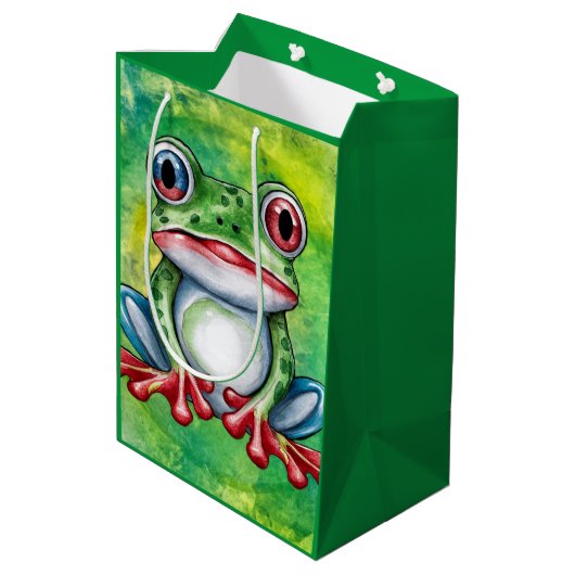 Frog Cut Medium Cadeauzakje (Achterkant Gekanteld)