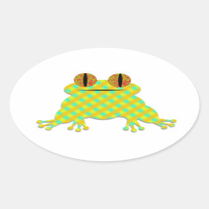 Frog Cut Ovale Sticker