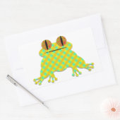 Frog Cut Rechthoekige Sticker (Envelop)