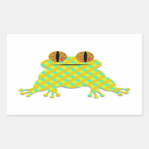 Frog Cut Rechthoekige Sticker