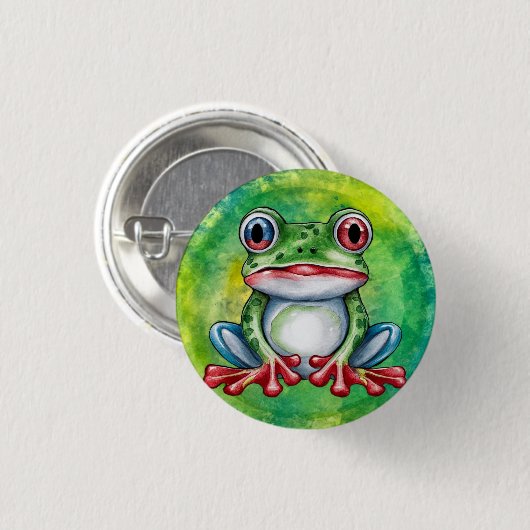 Frog Cut Ronde Button 3,2 Cm (Voorkant /achterkant)