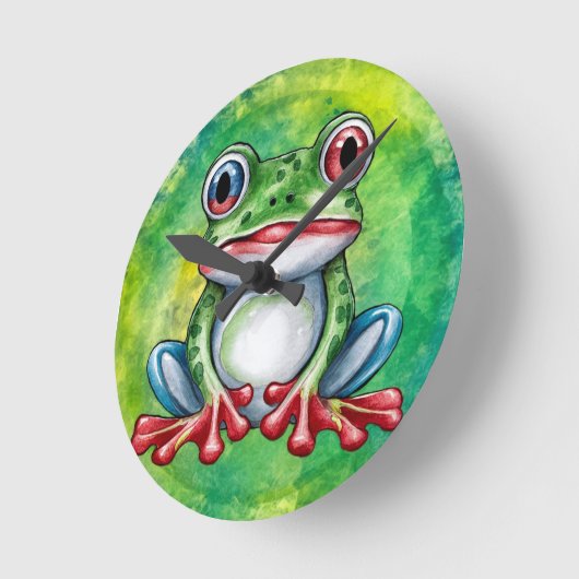 Frog Cut Ronde Klok (Hoek)