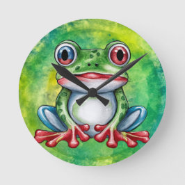 Frog Cut Ronde Klok