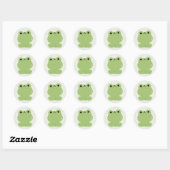 Frog Cut Ronde Sticker (Vel)