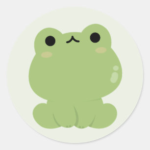 Frog Cut Ronde Sticker