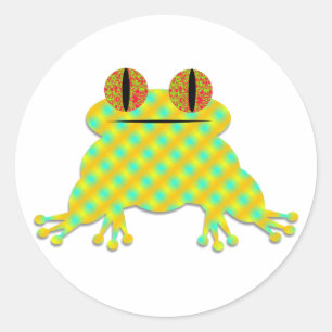 Frog Cut Ronde Sticker