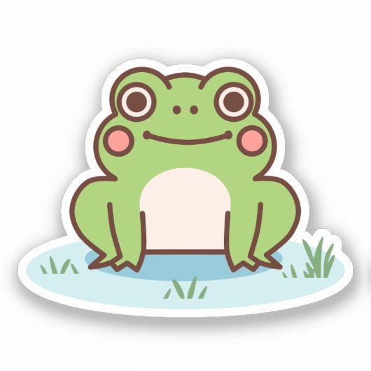 Frog Cut Sticker (Voorkant)