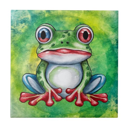 Frog Cut Tegeltje (Voorkant)
