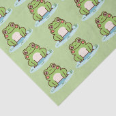 Frog Cut Tissuepapier (Detail)