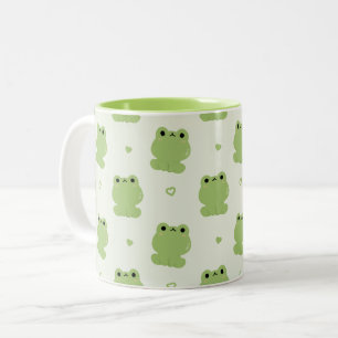 Frog Cut Tweekleurige Koffiemok
