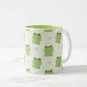 Frog Cut Tweekleurige Koffiemok (Voorkant rechts)