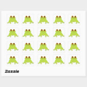 Frog Cut Vierkante Sticker (Vel)