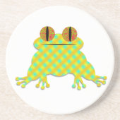 Frog Cut Zandsteen Onderzetter (Voorkant)