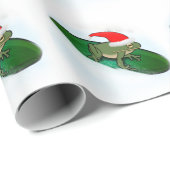 Frog Dashing Through the Snow Cadeaupapier (Rol Hoek)