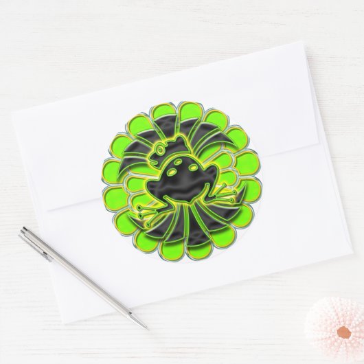 Frog Deco Stickers (Envelop)