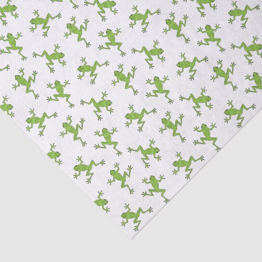 Frog Decoupage Tissuepapier (Detail)