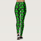 Frog Design Kies uw achtergrondkleur Leggings (Achterkant)