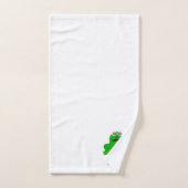 Frog Design Monogrammed Bad Handdoek (Handdoek)