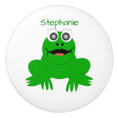 Frog Design Personalised Keramische Knop (Voorkant)