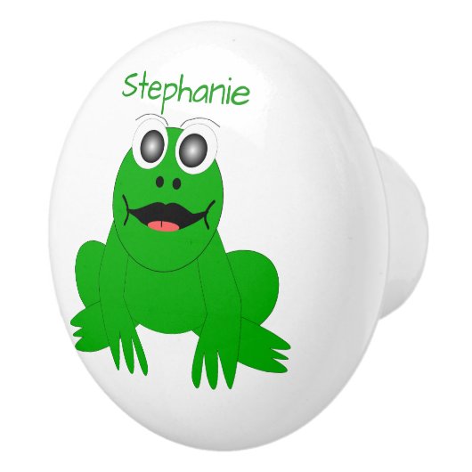 Frog Design Personalised Keramische Knop (Rechts)