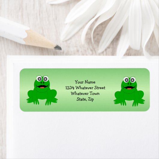 Frog Design Retouradres Etiket (Insitu)