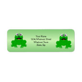 Frog Design Retouradres Etiket (Voorkant)