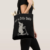 Frog Dilly Dallying Born To Dilly Dally Silly Meme Tote Bag (Dichtbij)