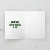 Frog Dreaming Birthday Kaart (Binnen)