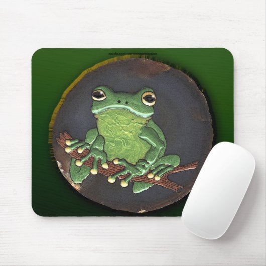 FROG DREAMS Cute Frog Painting Mousepad Muismat (Met muis)