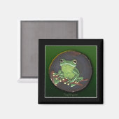 Frog Dreams Tree-Frog Art Magnet (Voorkant / Achterkant)