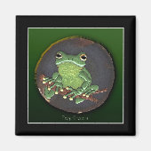 Frog Dreams Tree-Frog Art Magnet (Voorkant)