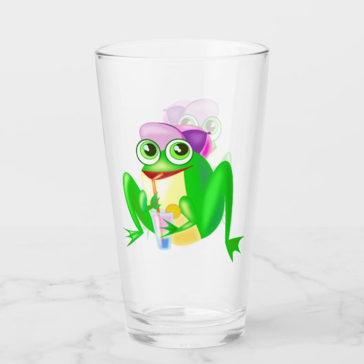 Frog Drink sapglas Glas (Achterkant)